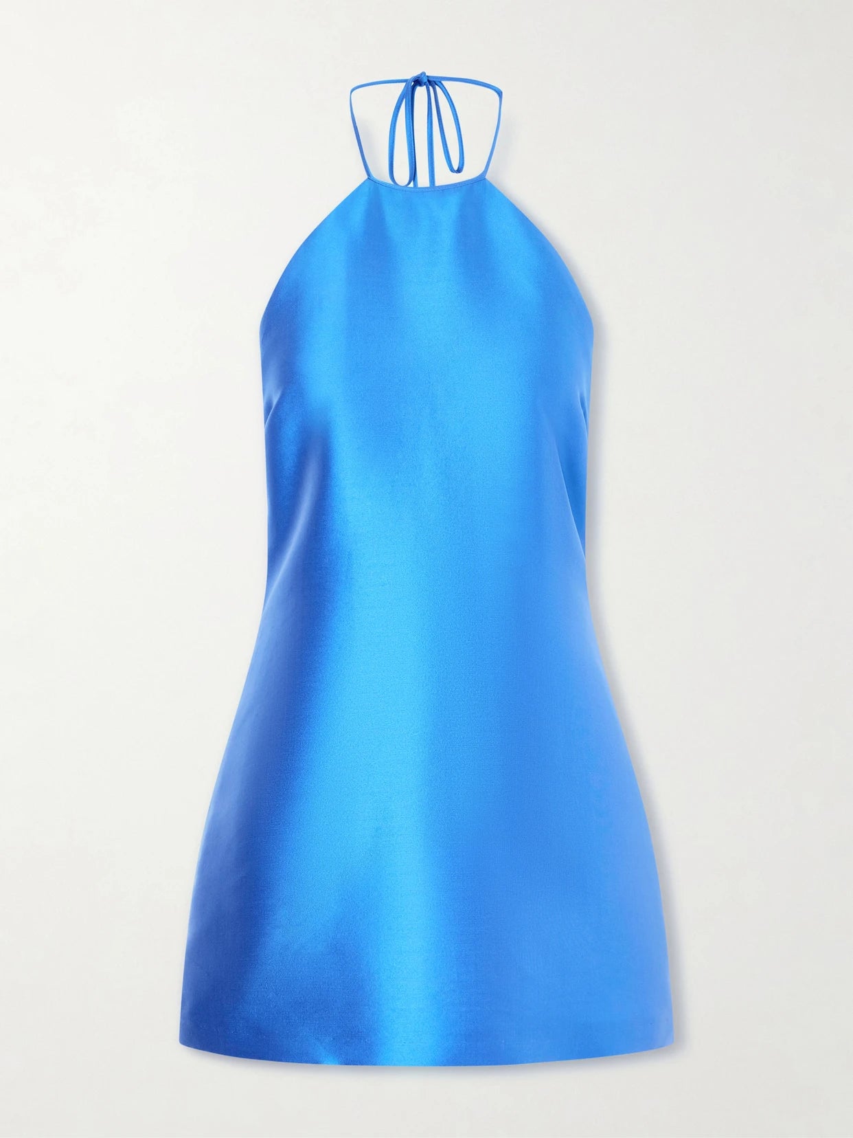Crepe Halterneck Mini Dress