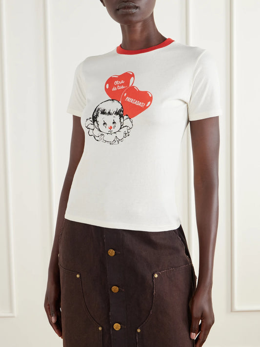 Willy Chavarria Payasadas! Printed Cotton-jersey T-shirt