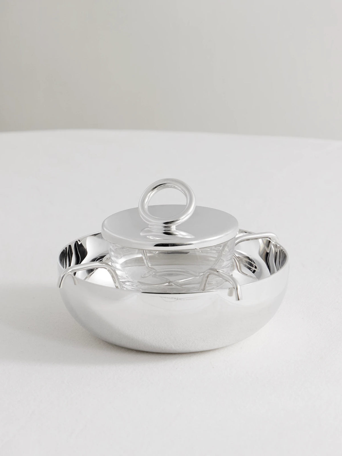 Vertigo Silver-plated Caviar Serving Set
