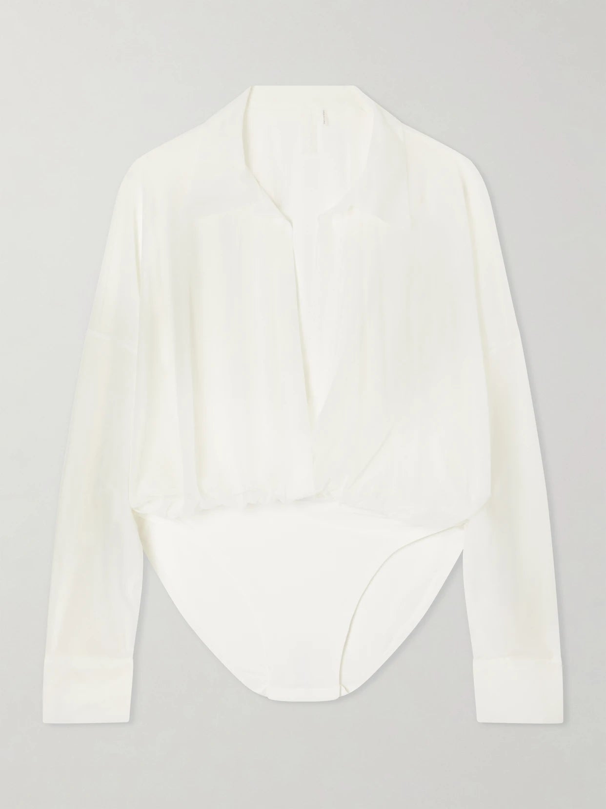 Oversized Boyfriend Mesh Bodysuit