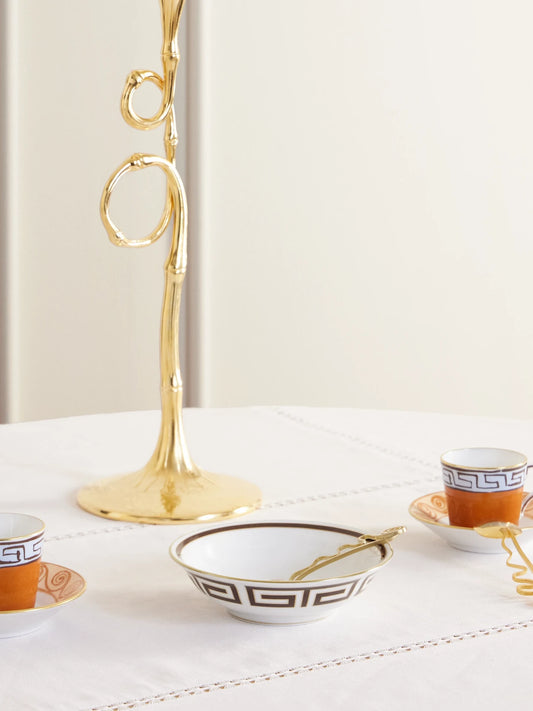 Image of Tableware. Product name - + Gio Ponti Labirinto Porcelain Bowl in White colour by brand - GINORI 1735