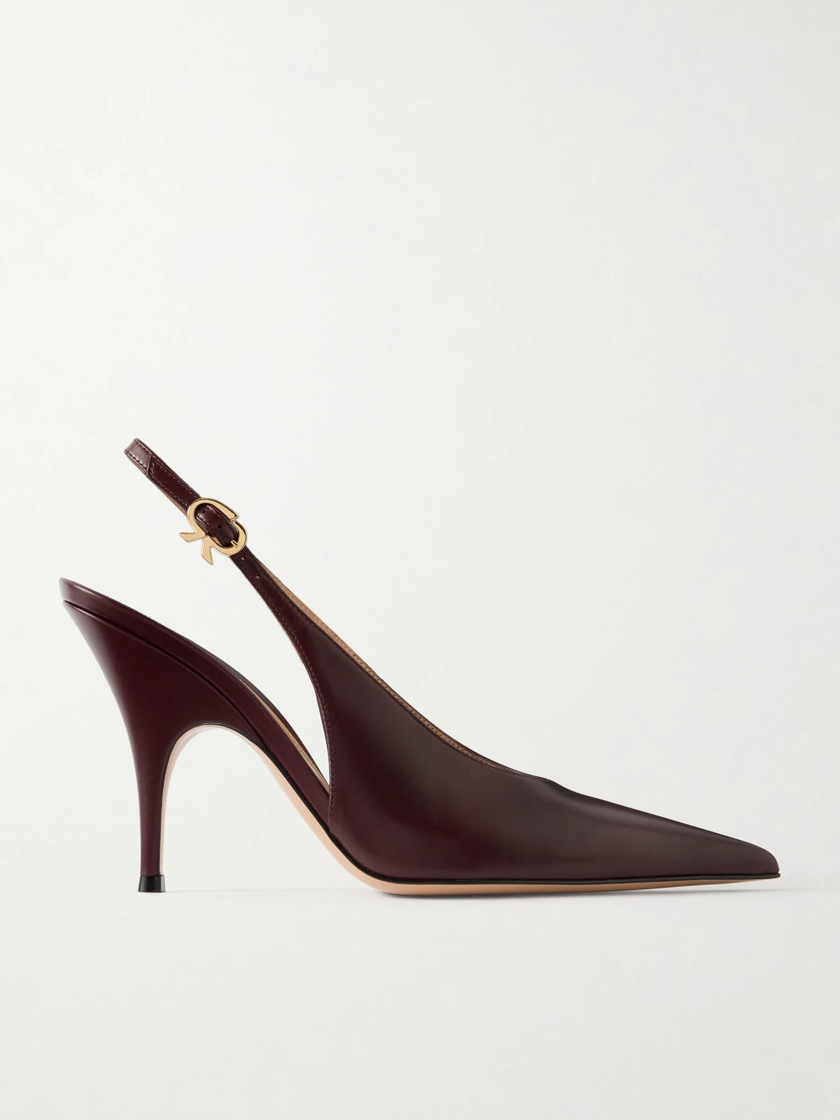 Sofia 95 Leather Slingback Pumps