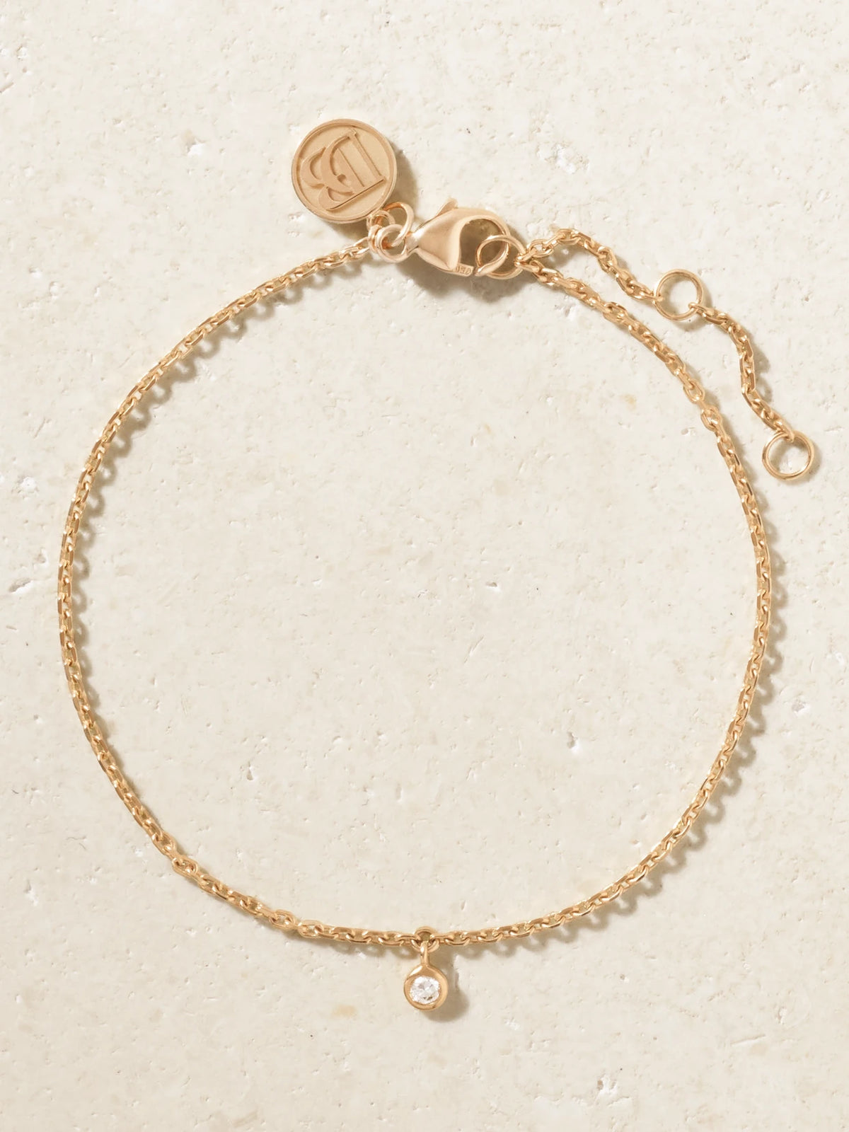 London My First De Beers Clea 18-karat Rose Gold Diamond Bracelet