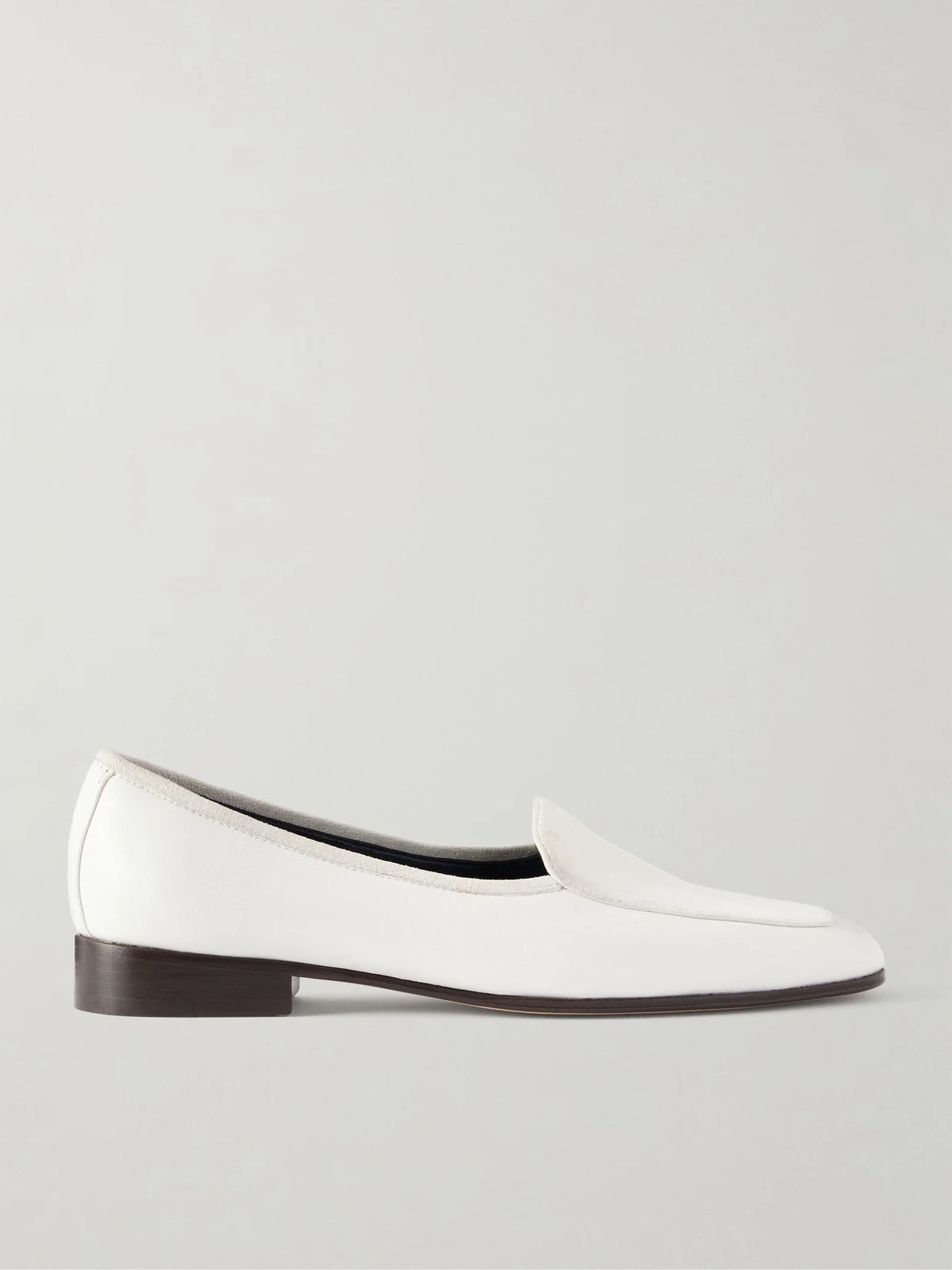 Adam Glossed-leather Penny Loafers