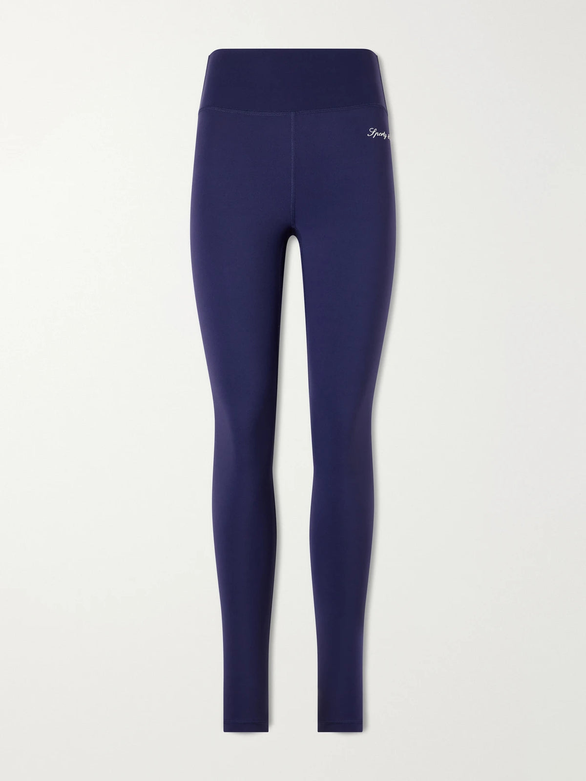 Sporty & Rich Embroidered Jersey Leggings