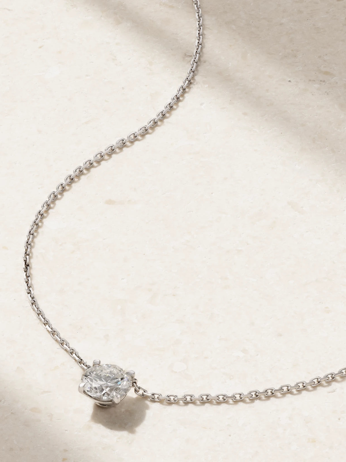 18-karat White Gold Diamond Necklace