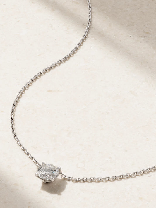 18-karat White Gold Diamond Necklace