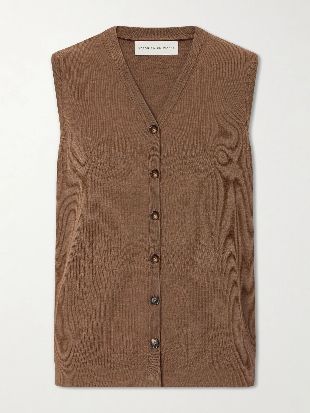 Alice Merino Wool Cardigan Vest