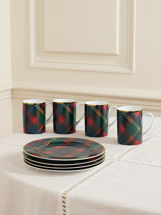Alexander Gold-tone Printed Porcelain Gift Set