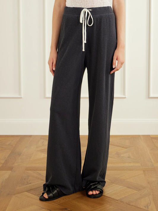 James Perse Cotton Wide-leg Track Pants
