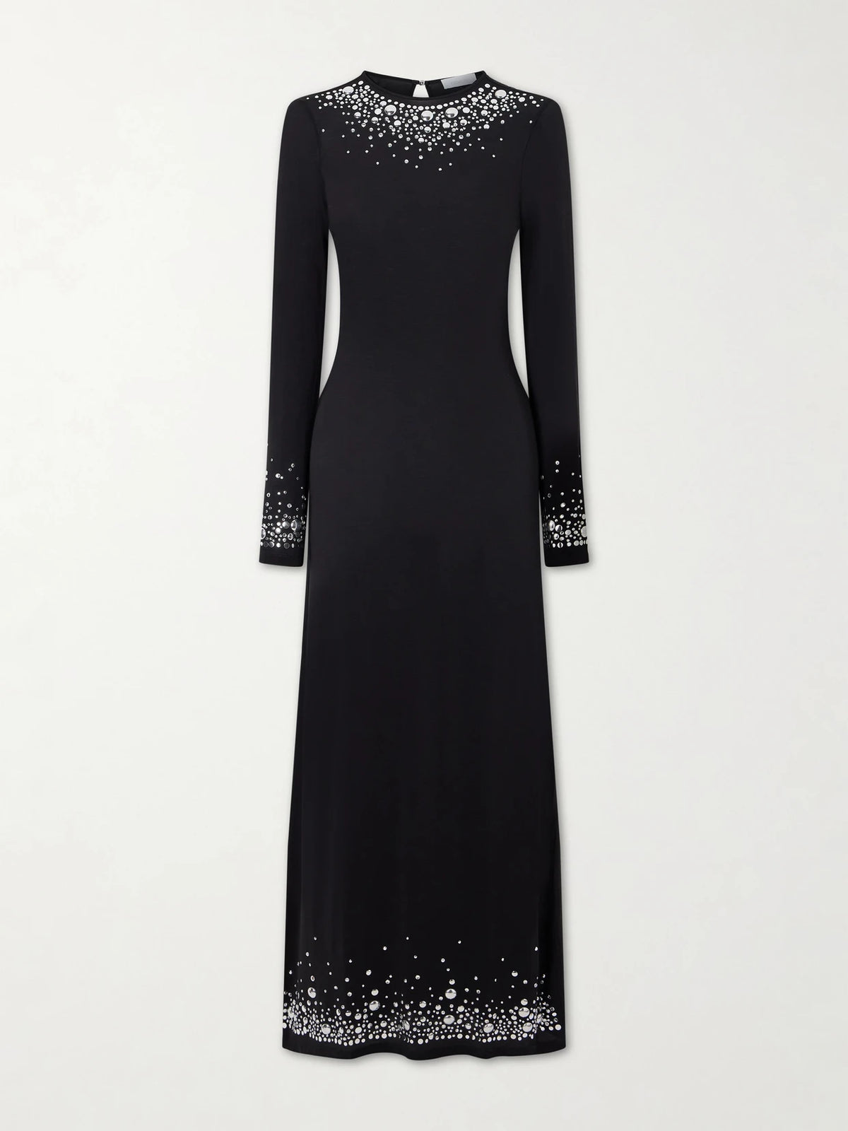 Embellished Jersey Maxi Dress