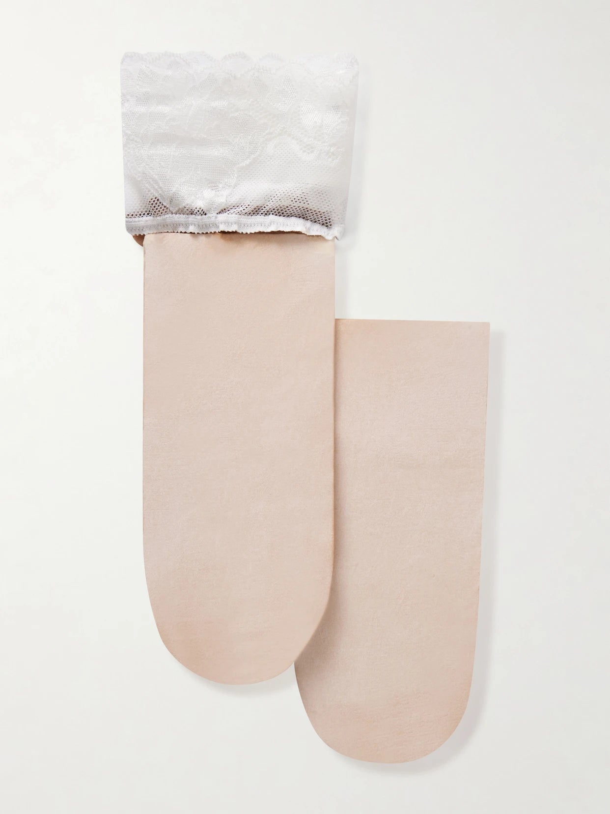 Image of Lingerie. Product name - Nude 8 Denier Stockings in Beige colour by brand - Wolford