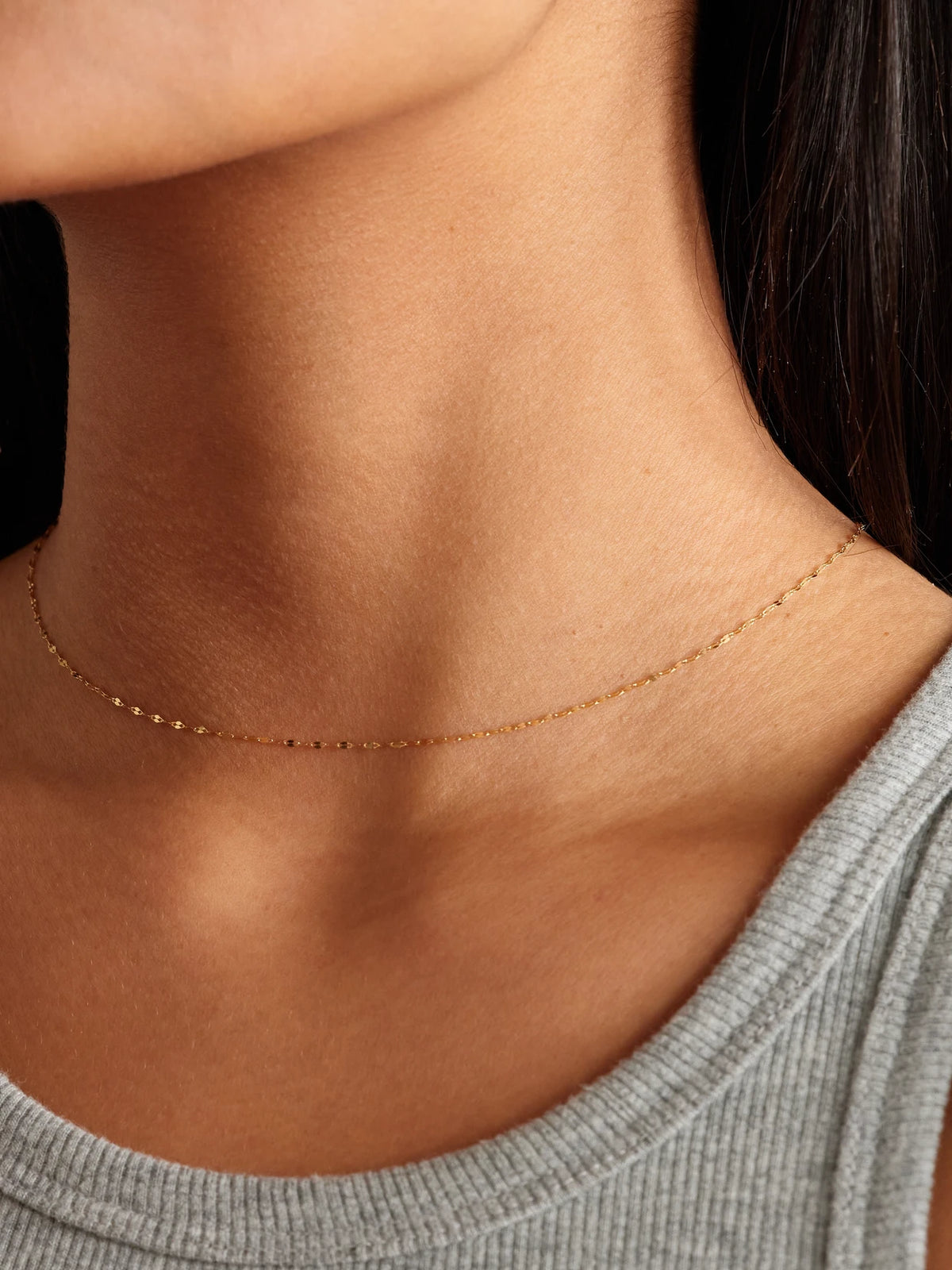 Image of Necklaces. Product name - Sparkle Gold Necklace in Multi colour by brand - STONE AND STRAND