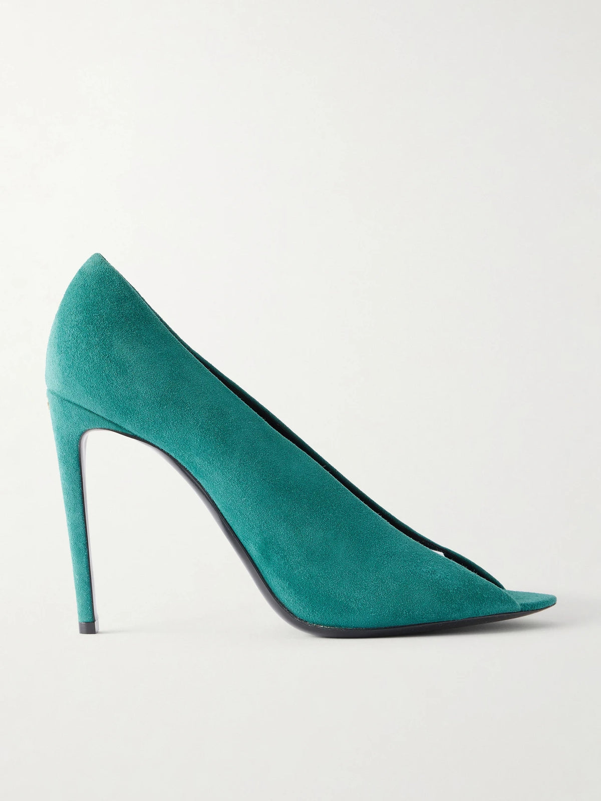 Révélé Logo-embellished Pvc-trimmed Suede Pumps