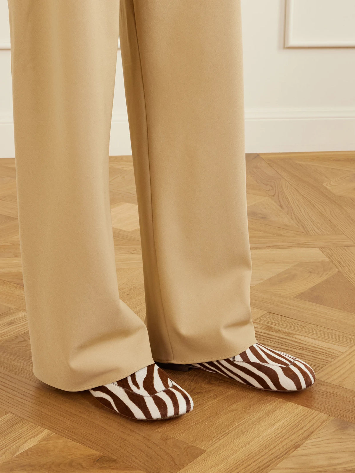 Dakar Zebra-print Calf Hair Loafers