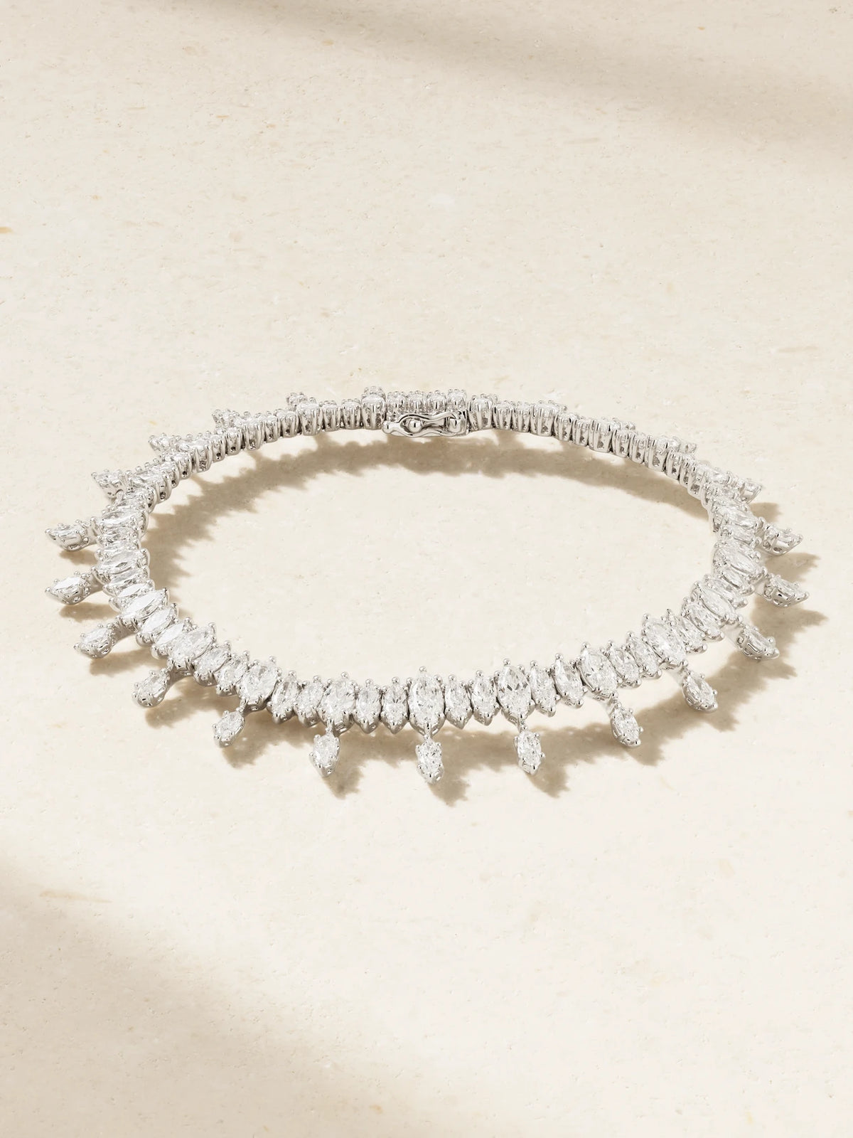 Atlas 18-karat White Gold Diamond Bracelet
