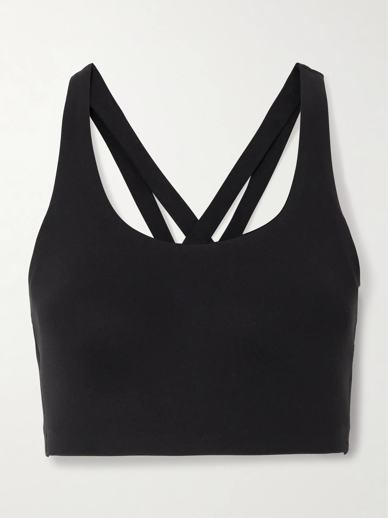 Image of Activewear. Product name - Train Stretch Sports Bra in Black colour by brand - lululemon