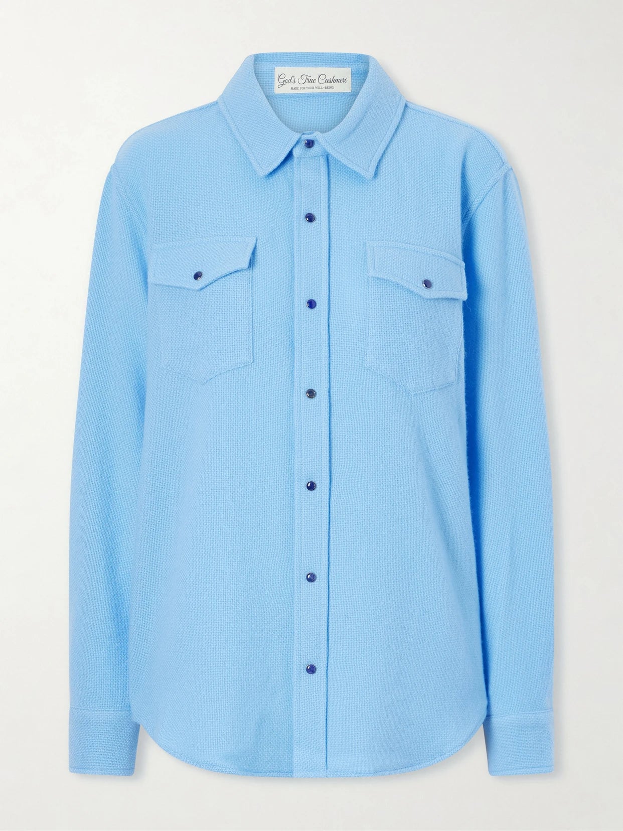 Blue Lagoon Cashmere Shirt