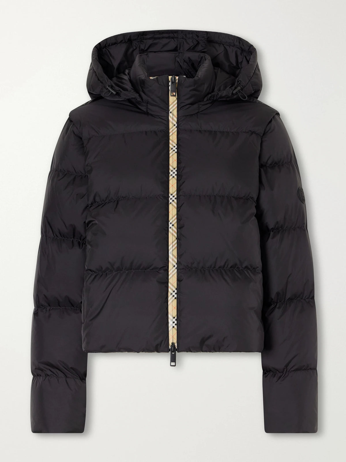 Burberry Hooded Logo-appliquéd Quilted Shell Jacket