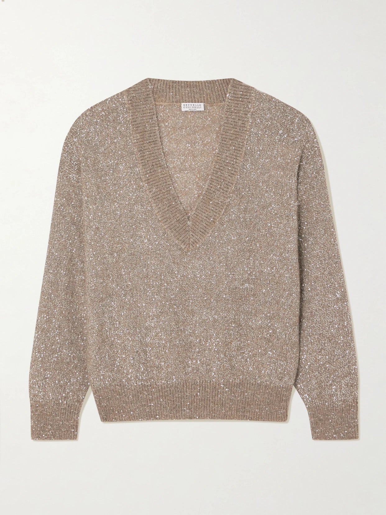 Sequined Knitted Sweater