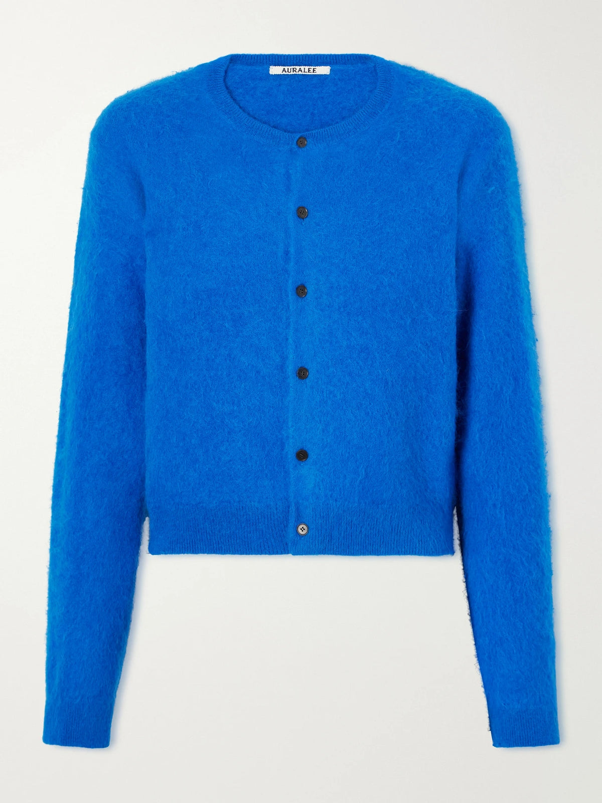 Auralee Garment-dyed Alpaca Cardigan