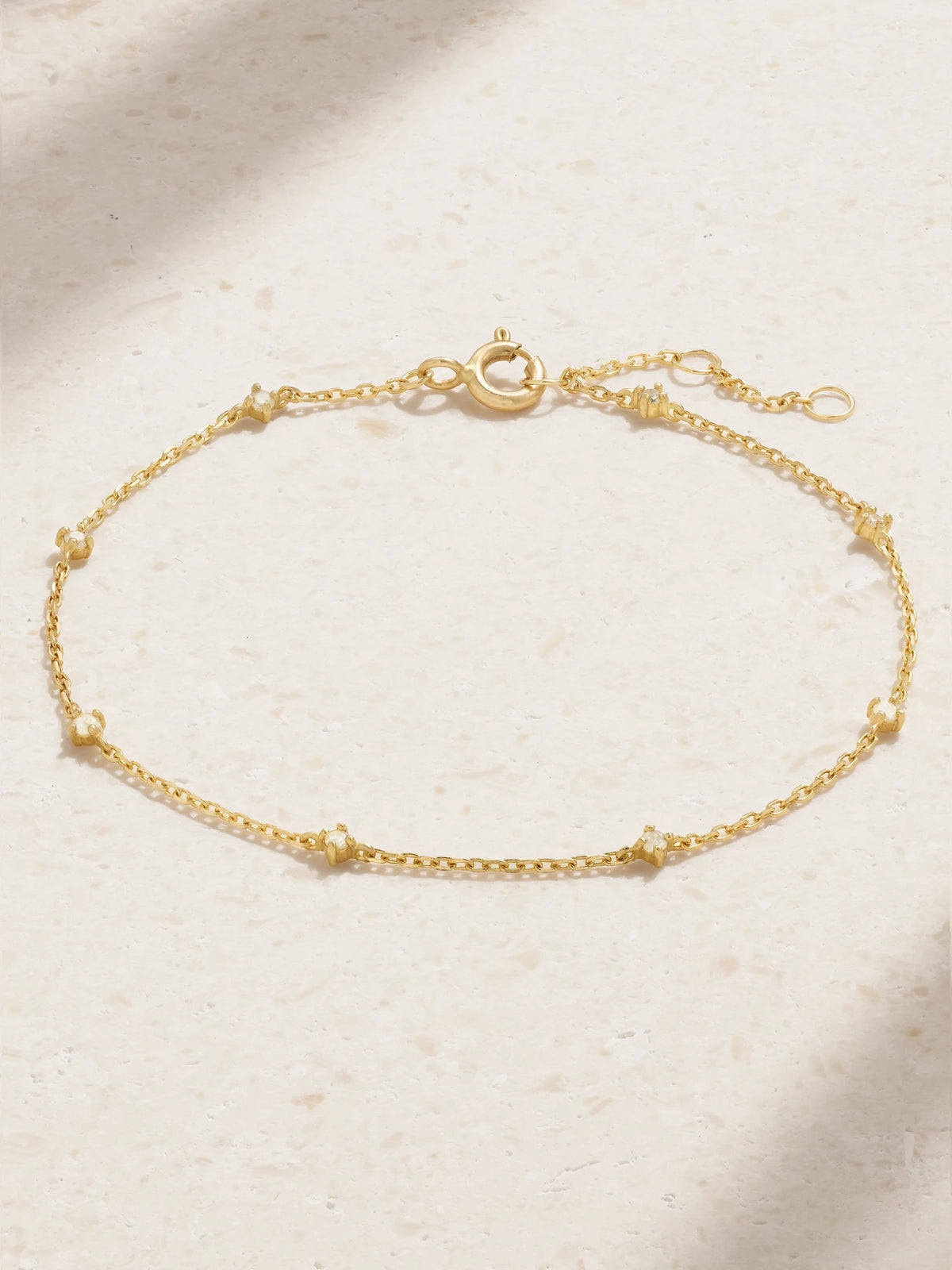 10-karat Gold Diamond Bracelet