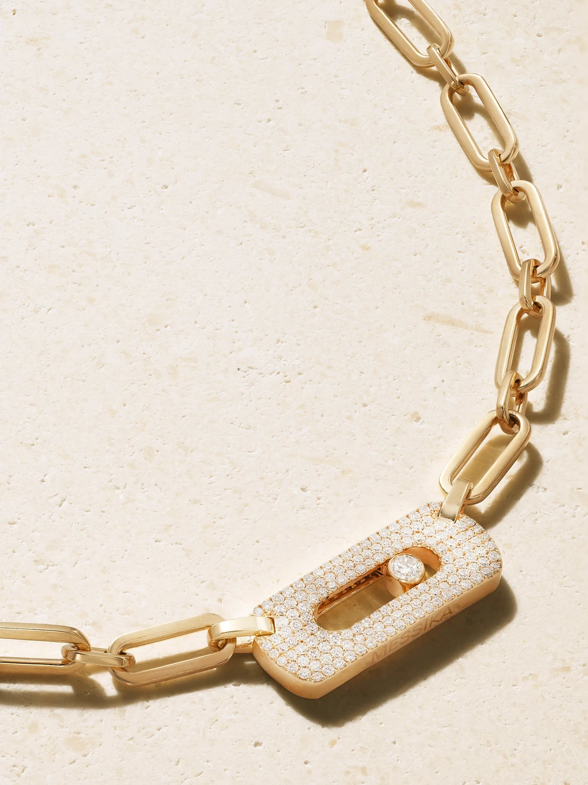 My Move 18-karat Gold Diamond Necklace