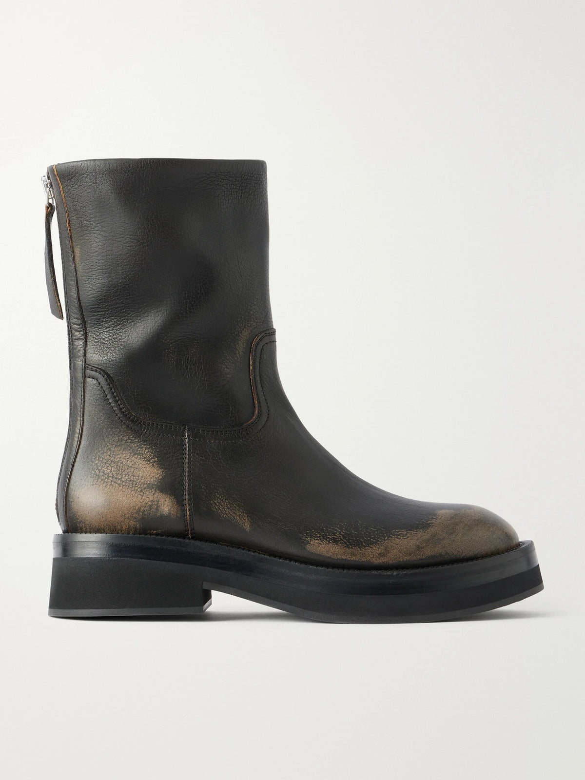 Paris Texas Napa 20 Distressed Leather Ankle Boots