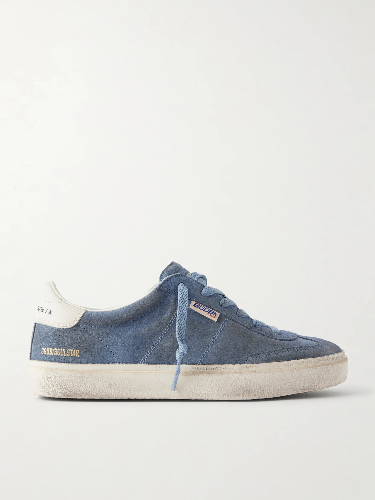 Soul-star Leather-trimmed Suede Sneakers