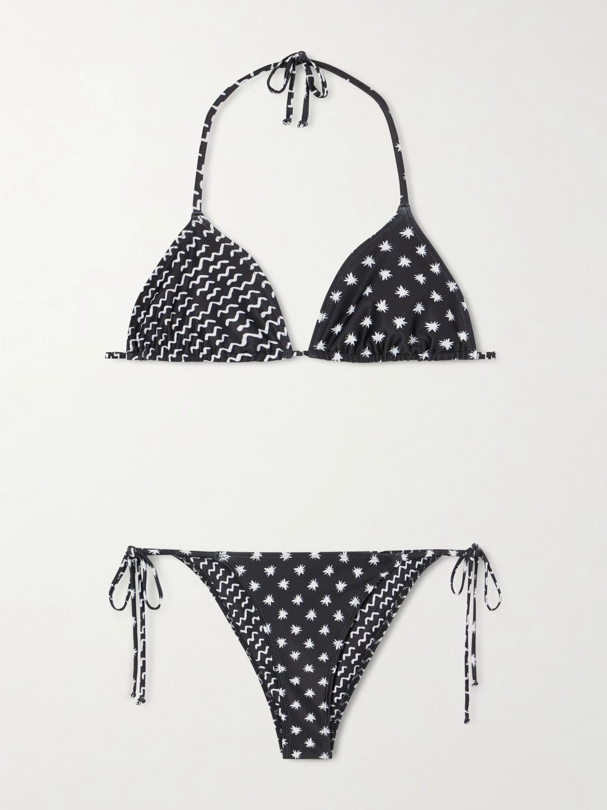 Estrellitas Y Olas Recycled Triangle Bikini