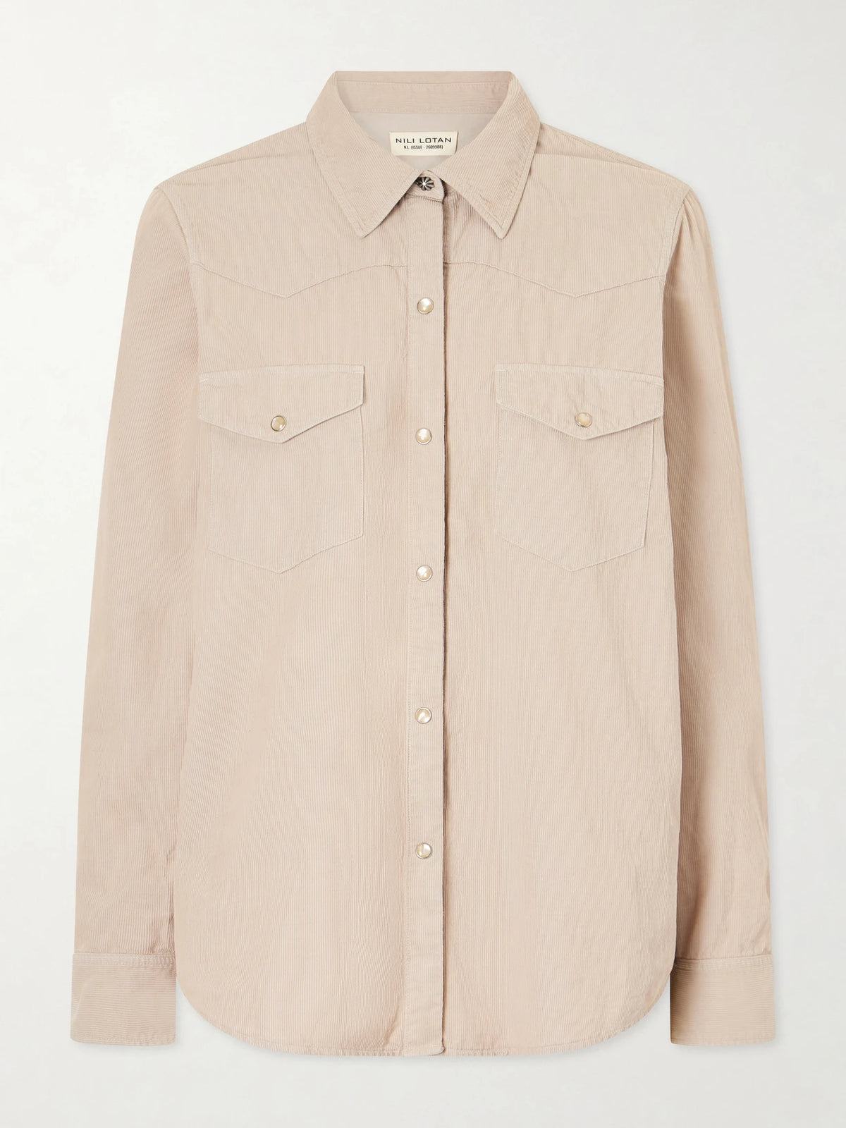 Nili Lotan Travis Cotton Corduroy Shirt