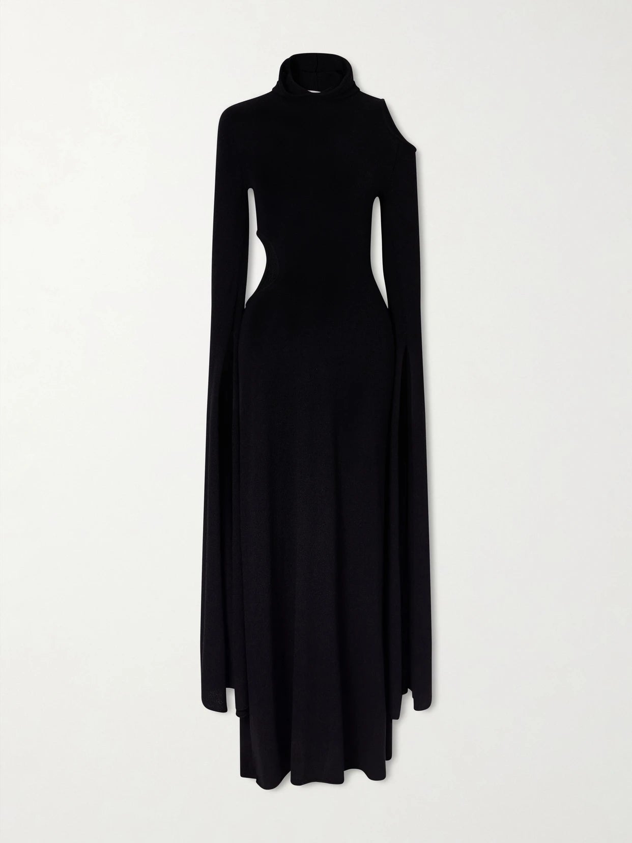 Daya Hooded Cutout Silk Maxi Dress