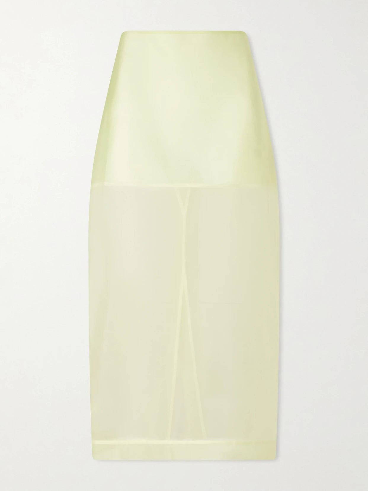 Peri Sheer Silk-blend Midi Skirt