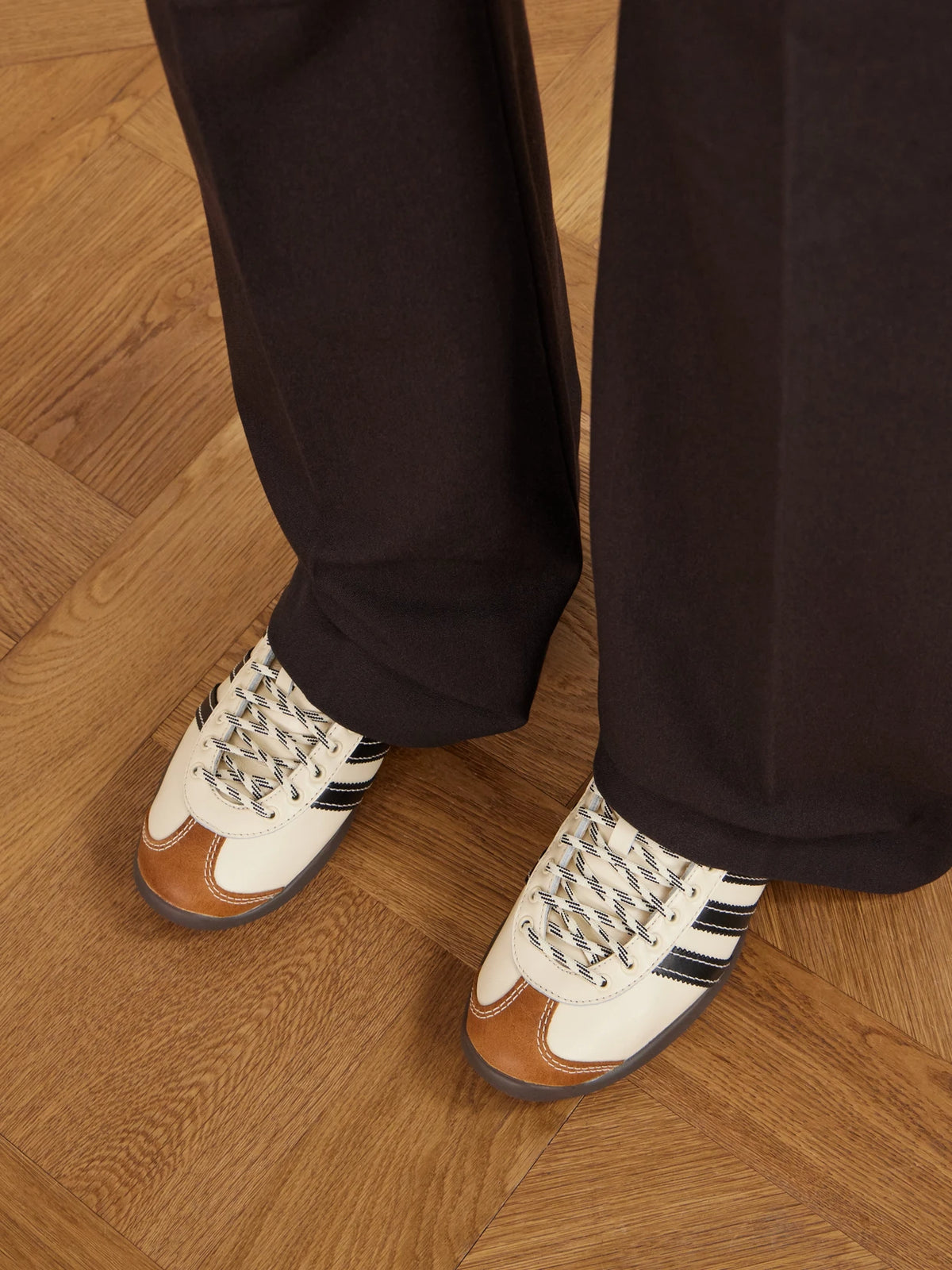 + Wales Bonner Karintha Leather Sneakers