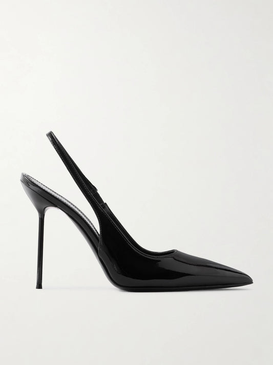 Paris Texas Lidia Patent-leather Slingback Pumps