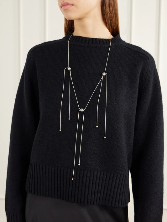 Image of Necklaces. Product name - Pippa Sterling Silver Necklace in Multi colour by brand - Camille Surault