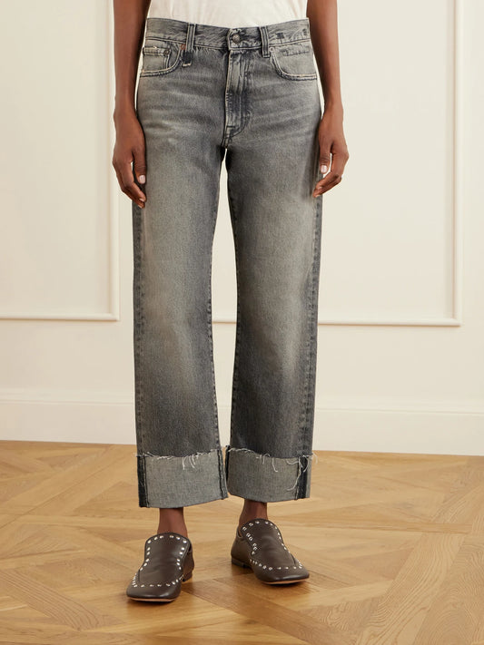 Romeo Cropped Mid-rise Flared Jeans