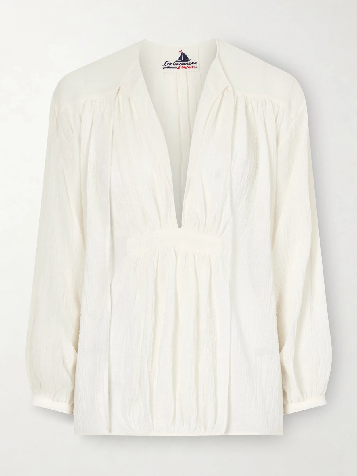 Hazy Nipple Cotton Shirt