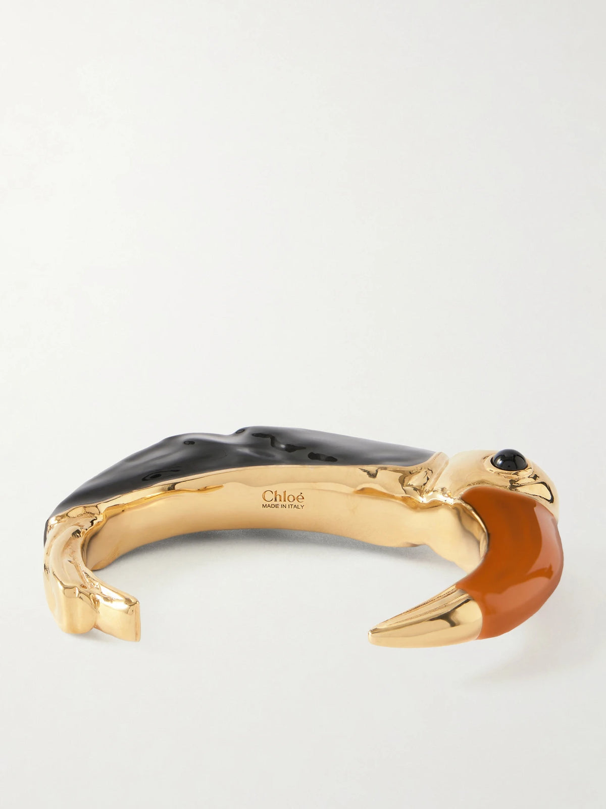 Gold-tone, Enamel And Resin Cuff