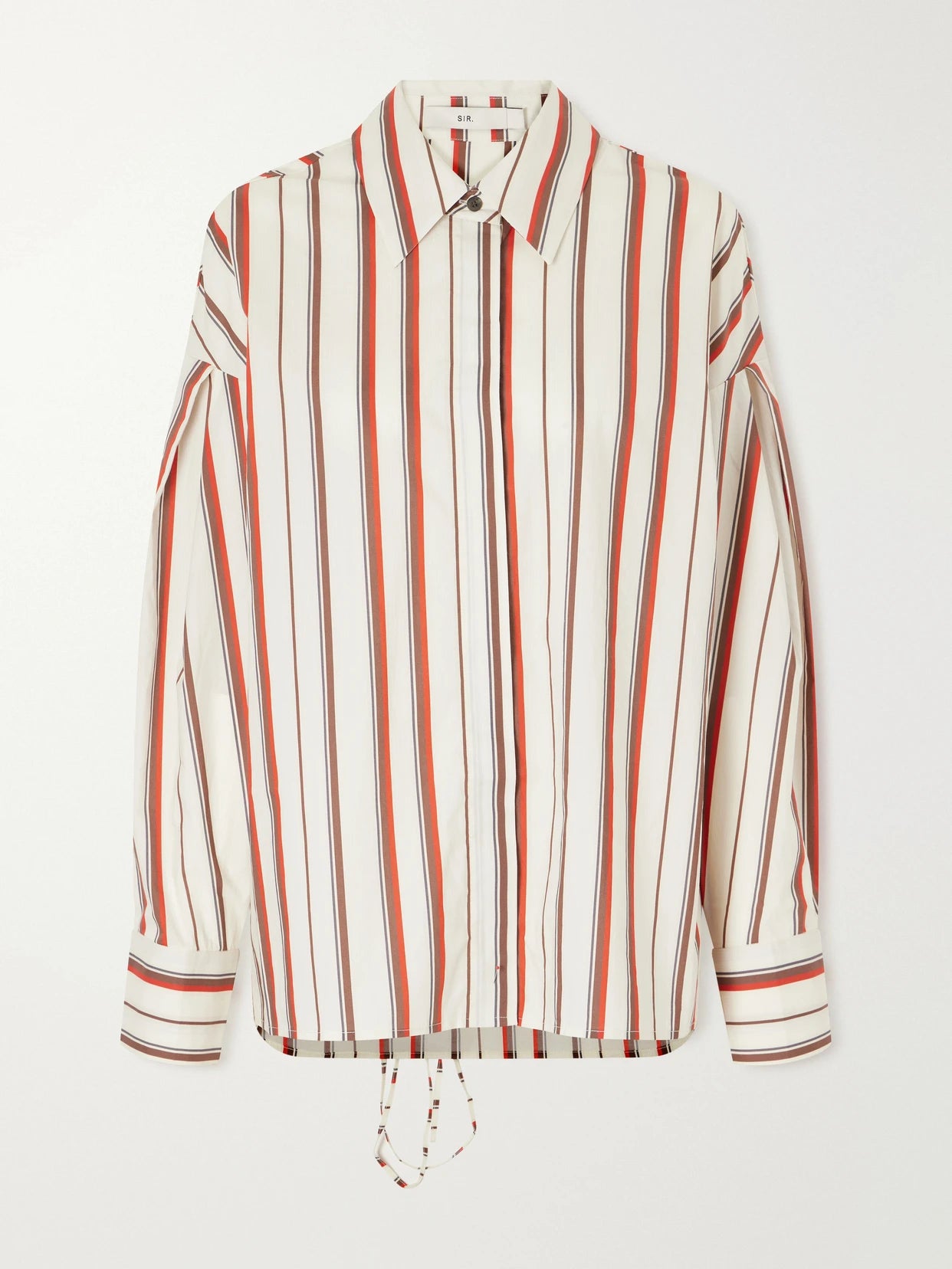 Alva Striped Cotton-poplin Shirt