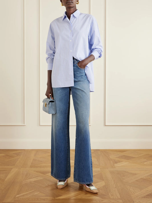 Image of Heels. Product name - Belle Vivier 45 Buckled Leather-trimmed Suede Ballet Flats in Multi colour by brand - Roger Vivier