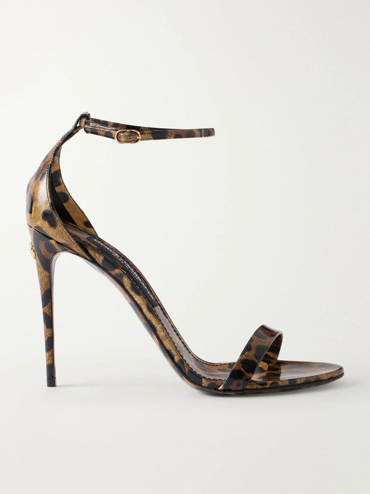 Dolce & Gabbana Leopard-print Leather Sandals