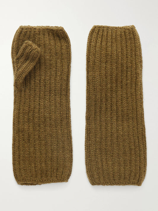 Johnstons of Elgin Della Ribbed Cashmere Gloves