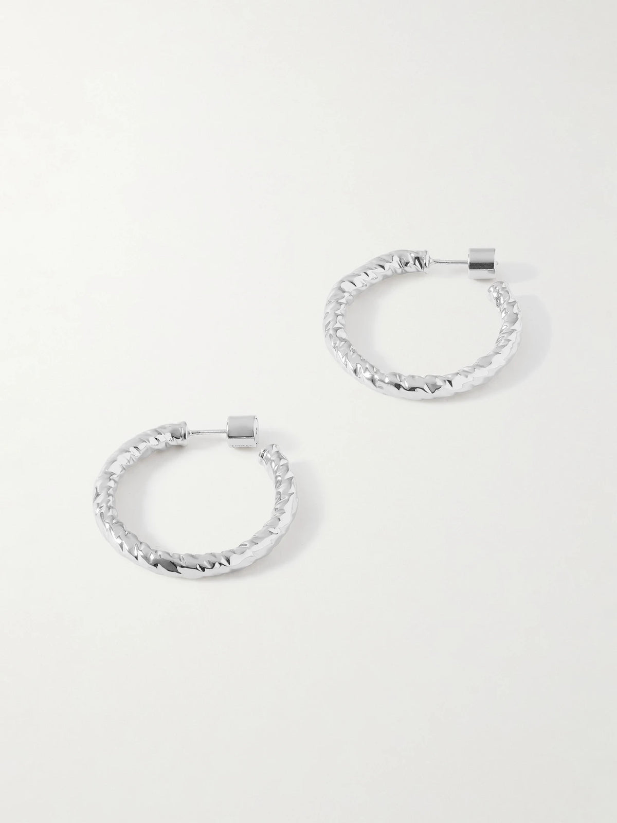 Hailey Mini Silver-plated Hoop Earrings