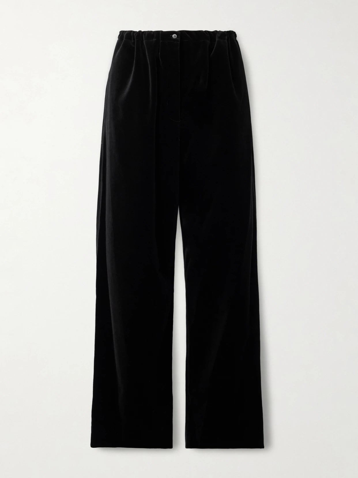 Cotton-velvet Pants