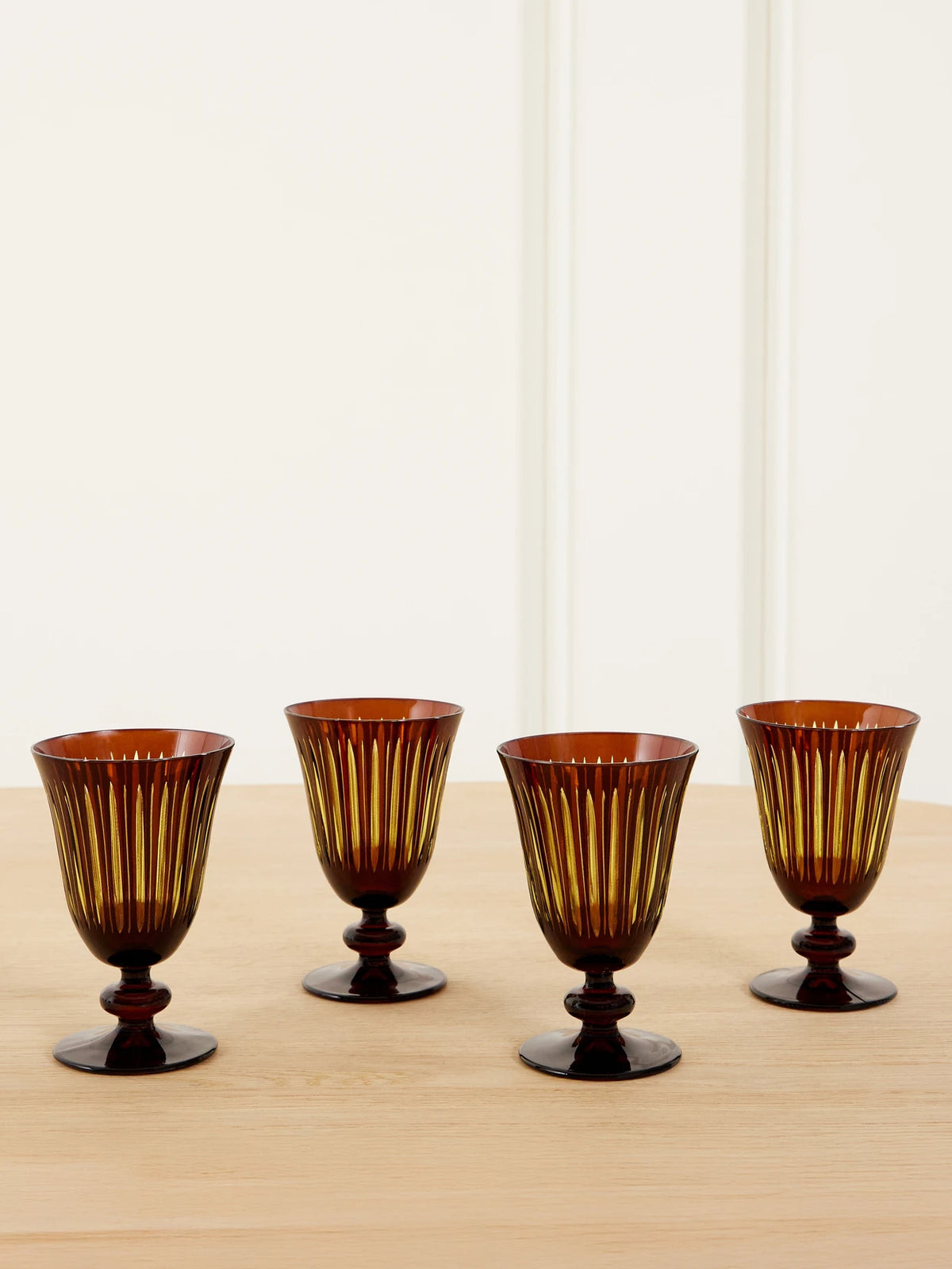 Prism Set Of Four Glass Wine Glasses