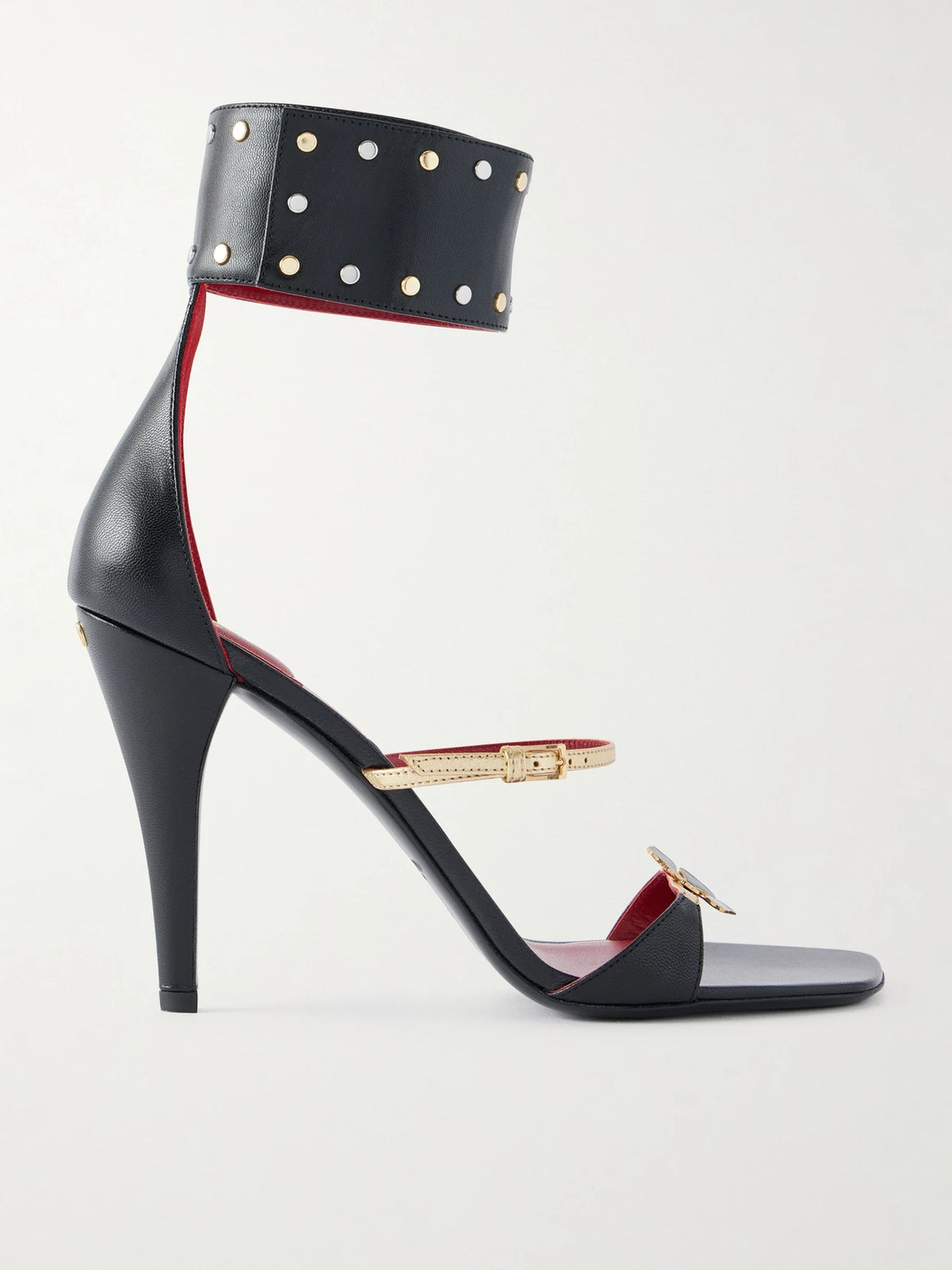 Cuffie Enamelled Flower High Heel Sandals