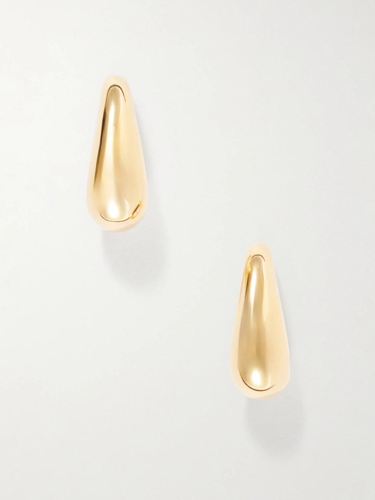 Noodle Gold-toned Sterling Silver Earrings