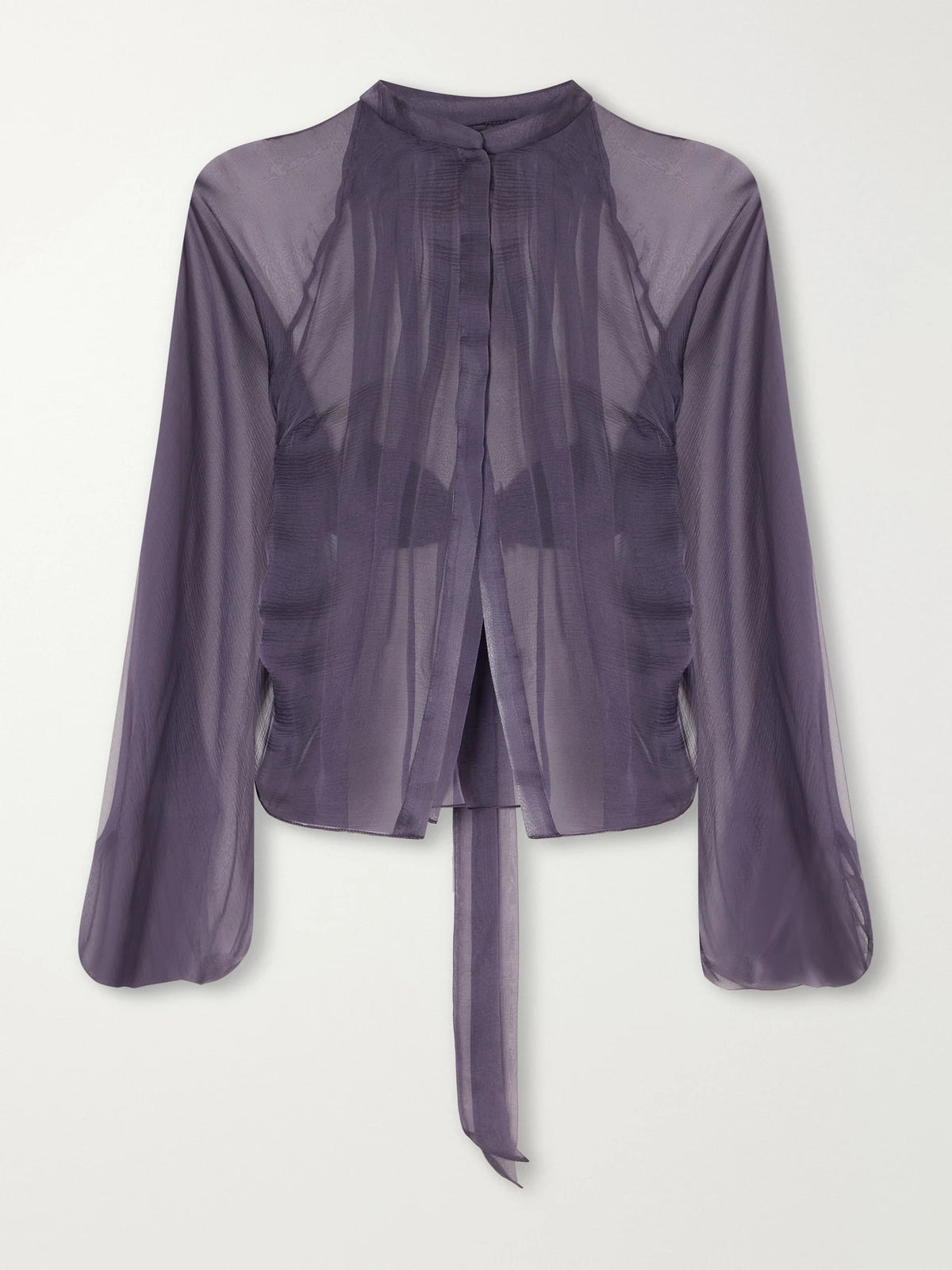 Pauline Dujancourt Alyona Cut-out Silk Blouse