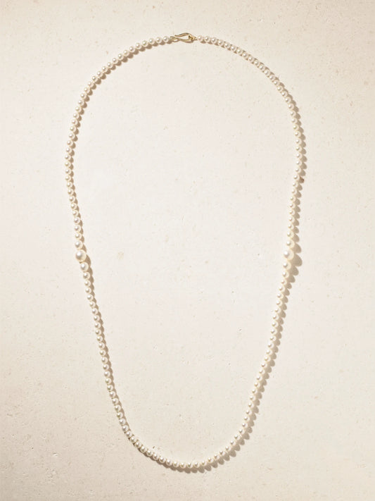 14-karat Gold Pearl Necklace